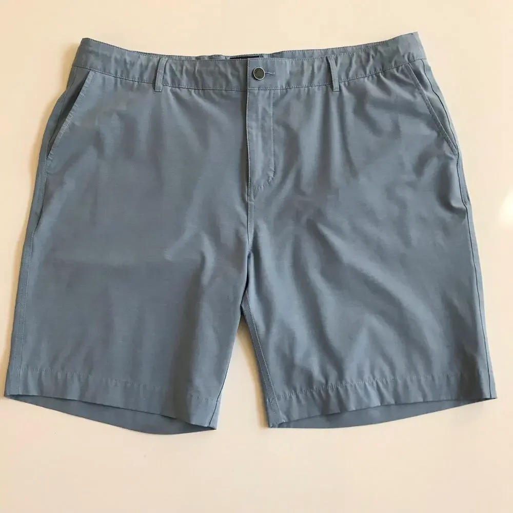 Faherty Brand All Day Shorts Weathered Blue Size 40 EUC Beach Cruise Vacation